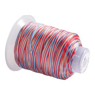 12股线段染渐变国色diy手工编织线绳手链龙鳞盘编手绳千里江山