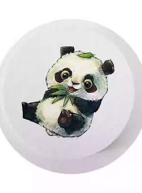 圆形卡纸牛皮黑色圆形剪纸素描画