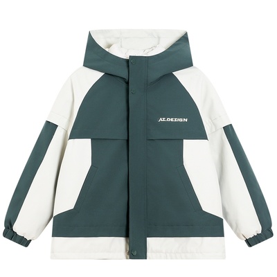 贝田男童冬季三合一羽绒服冲锋衣