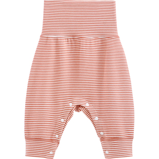 Aengbay按扣式婴儿高腰护肚裤秋冬大pp新生儿裤子开档德绒屁屁裤