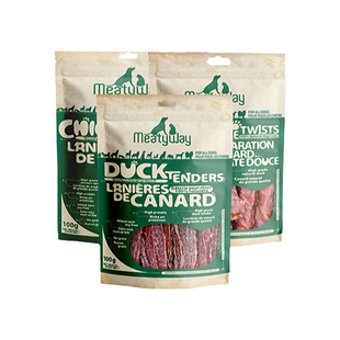 【佩蒂直播间】Meatyway爵宴鸭胸肉干狗狗零食训练奖励宠物