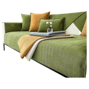 雪尼尔沙发垫四季通用防滑布沙发巾皮沙发直排套罩2026新款坐垫5