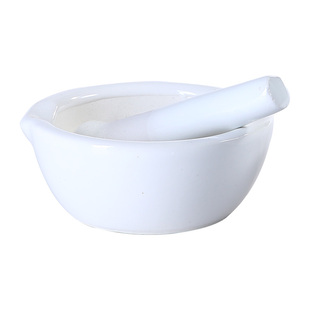 陶瓷研钵磨药器捣药器倒药研药碗药杵子药片研磨棒乳钵实验室家用