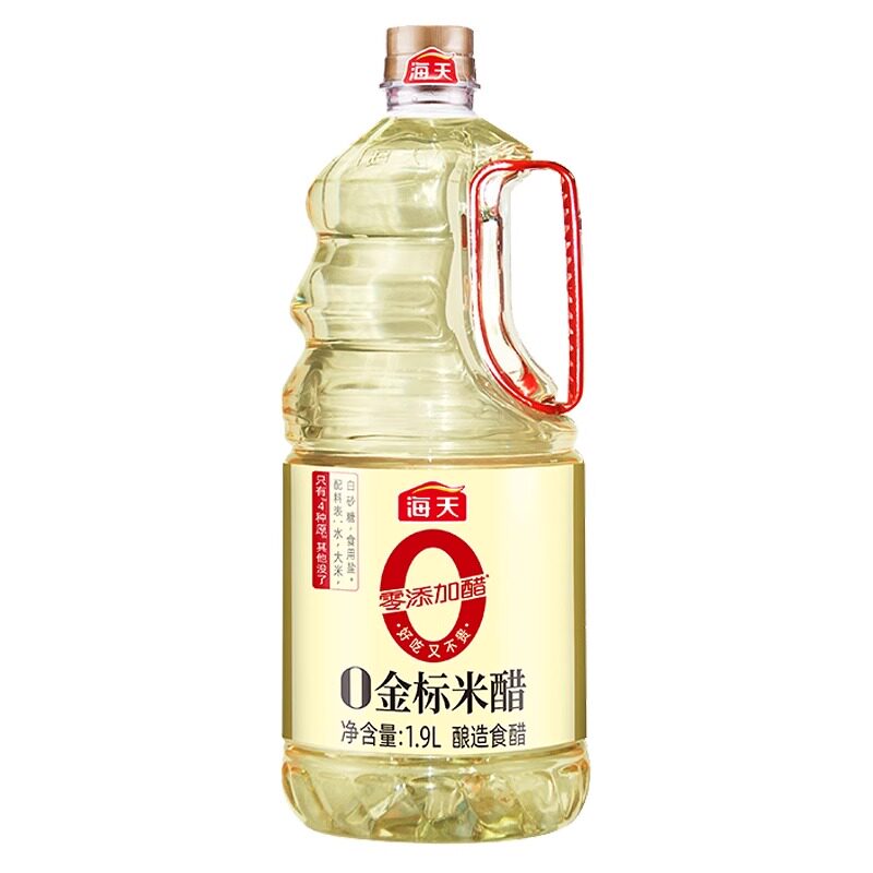 海天0金标米醋1.9L大瓶腌制凉拌
