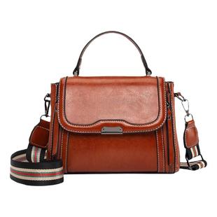 品牌斜挎包女2025新款真皮女包包百搭女式手提时尚休闲单肩牛皮包