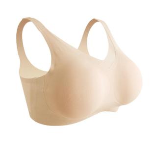 女主播假胸cd变装仿真轻便款超大胸罩无痕外扩增大假乳文胸垫cos