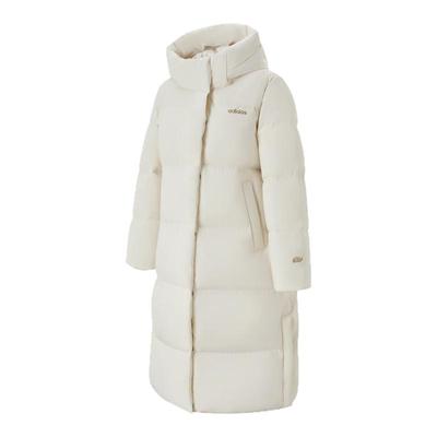 阿迪达斯长款过膝羽绒服女官方新