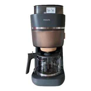 飞利浦美式咖啡机HD7997全自动家用豆粉两用现磨研磨一体机HD7781