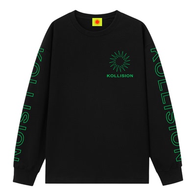 KOLLISION BASIC LOGO COLLECTION 基础图形系列长袖T恤（黑）