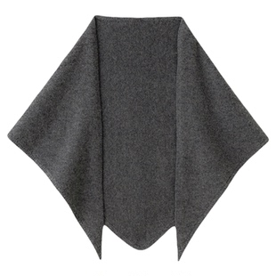 FANLE STUDIOS氛围感时髦叠穿造型神器巴素兰羊毛针织三角围巾