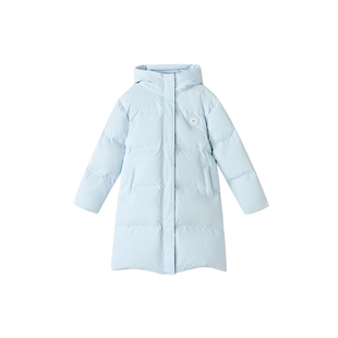 笛莎旗舰店童装女童羽绒服冬季女大童宝宝儿童加厚中长款极寒外套