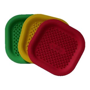 haepipet丰荣浅盘椭方形慢食碗丰荣宠物猫狗通用耐咬玩具舔舐垫