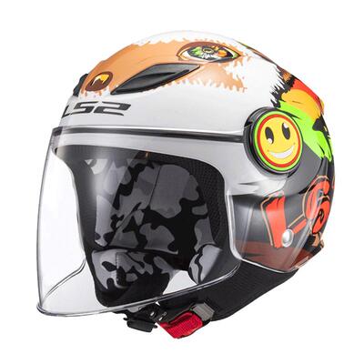 ls2小孩卡丁儿童of602电动车头盔