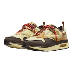 Nike Air Max 1 x Travis Scott 倒钩棕幼童低帮跑步鞋DN4169-200