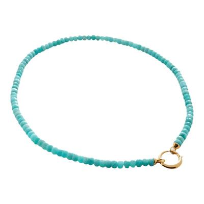 Monica Vinader莫妮卡项链新月之吻宝石项链女气质颈链彩宝锁骨链