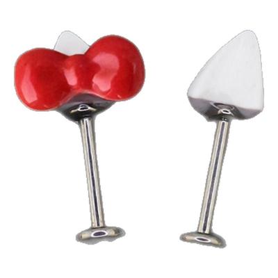 Shinma钛合金可爱猫咪蝴蝶结超萌