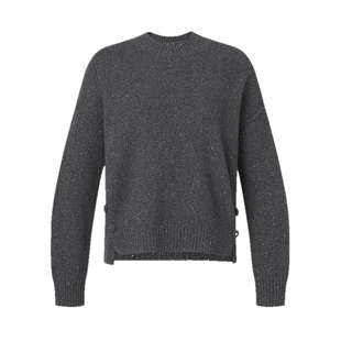 【山羊绒】ELSEWHERE珂思商场同款星空松弛套头针织衫女25冬新款