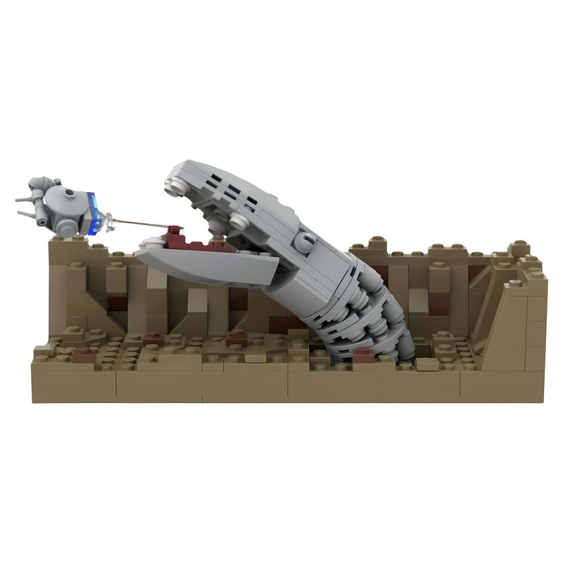 MOC-42513动物逃离太空弹头积木