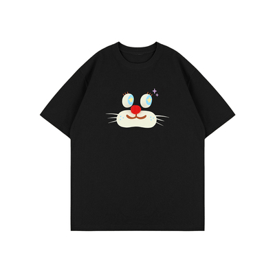 lemanism美式多巴胺卡通短袖t恤男款2026夏季情侣装半袖体恤衫女