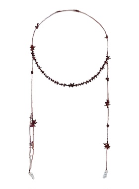 荒野之角石榴石项链毛衣链