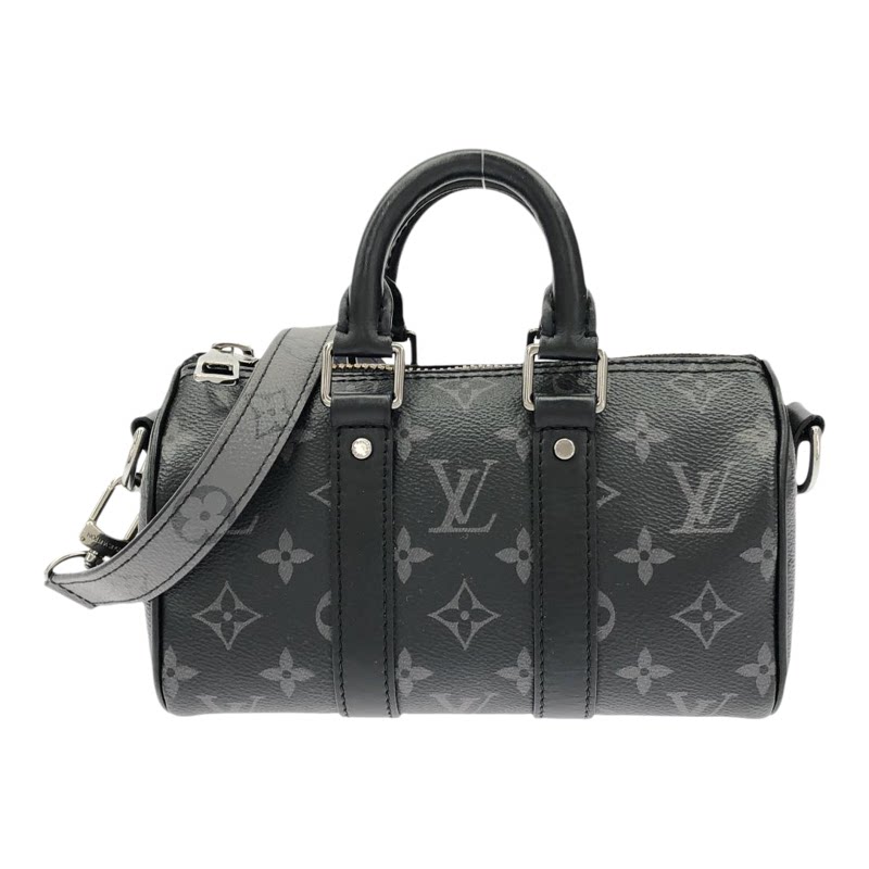 中古LV老花95新女波士顿斜挎包