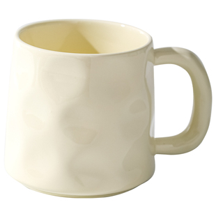 奶油风马克杯陶瓷水杯家用喝水杯子办公室高颜值早餐杯牛奶咖啡杯