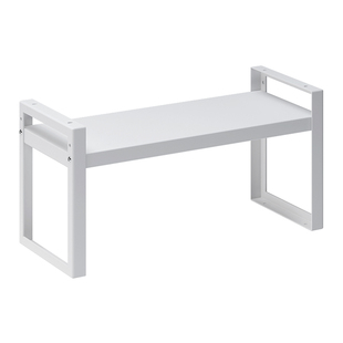 橱柜分层架厨房置物架厨柜内锅具收纳架放锅架家用吊柜双层锅架子