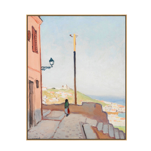 马尔凯印刷喷绘仿制油画 客厅卧室沙发背景装饰画风景挂画餐厅画