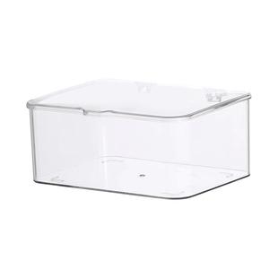 桌面防尘茶具收纳盒透明翻盖放功夫茶壶装茶叶碗酒杯可叠加置物架