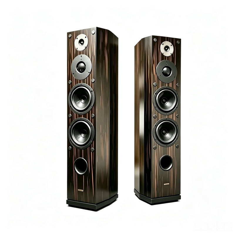 厂家直发Master/美之声The Roc 鹍鹏三分频HiFi双7寸喇叭落地音箱