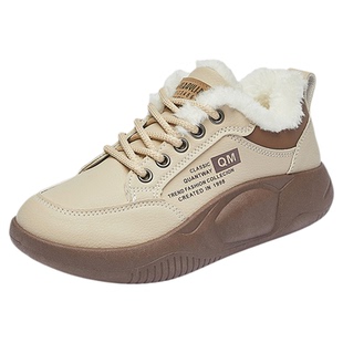 厚底棉鞋女2025年秋冬新款女鞋加绒增高运动鞋二棉保暖休闲鞋子女