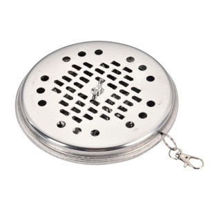 不锈钢可挂式户外蚊香盒盘驱室内身上钓鱼黑蚊香山上干活摆件农活