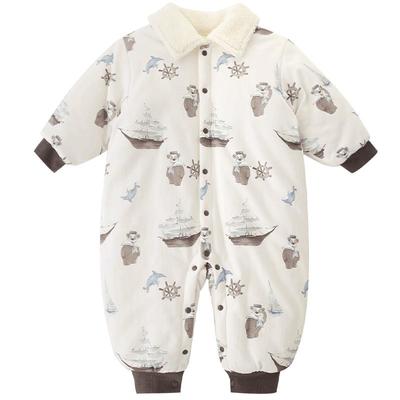 巴厘小猪男宝连体衣秋冬棉服哈衣