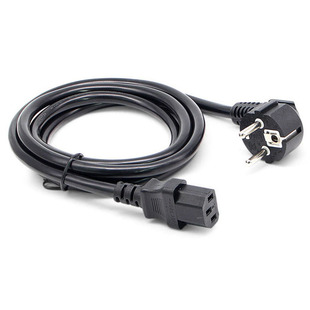 欧标纯铜电源线3芯0.75/1.0/1.5/2.5平方TUV认证C13品字尾插头线