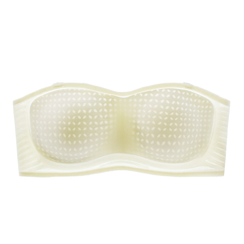 迪思寇无肩带内衣女防滑聚拢小胸