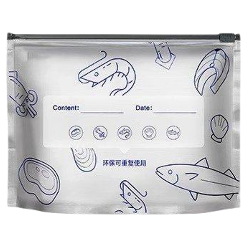 铝箔食品级拉链保鲜袋冷冻抗菌
