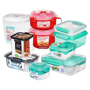 专属sistema进口保鲜盒可微波炉饭盒三明治便当盒厨房收纳储物盒