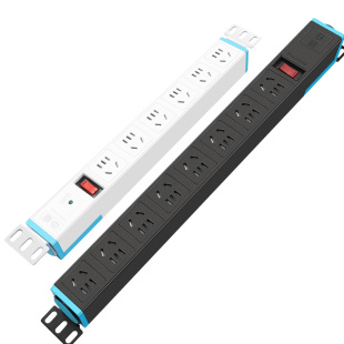 PDU机柜插座大功率机房排插多插位不带线8位工业防雷电源拖接线板