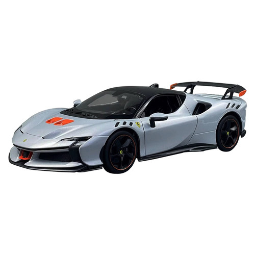 比美高1:18法拉利SF90 XX Stradale跑车模合金汽车模型摆件玩具车