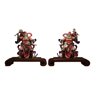 铜师傅见微系列《门庭永固》入户玄关新年门神铜摆件乔迁新居礼品