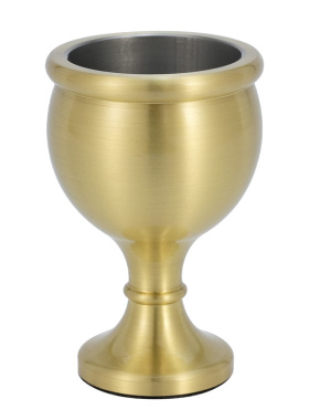 纯铜供酒杯佛前供茶杯家用供奉加厚贡杯高脚财神杯仙家杯子圣水杯