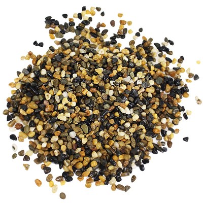 鱼缸溪流石底造景水草装饰沙子