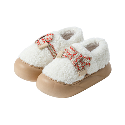 2025新款秋冬月子鞋厚款毛绒厚底