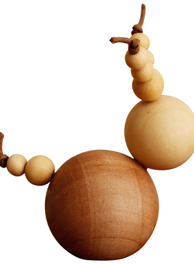 木质手工小动物解压治愈系装饰