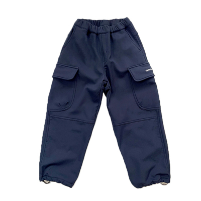 防风保暖山系户外直筒长裤软壳