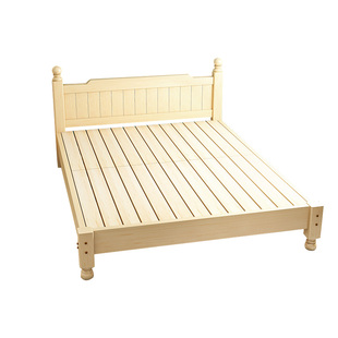 欧式实木床现代简约1.5米双人主卧1.8米单人1.2米家用1出租房床架