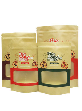 休闲食品包装卡通牛皮纸饼干