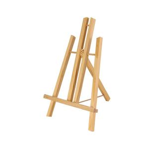 迷你桌面台式画架木质折叠支架桌上三脚支架小画架子木质展示架便携ipad三角架油画板素描手机桌面支架木质