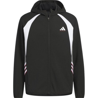 adidas阿迪达斯男子篮球运动休闲连帽夹克外套KC0330