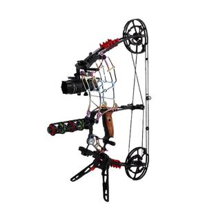 拓路恶棍两用钢珠弓户外复合弓射箭射击器材装备短轴合金复合式弓